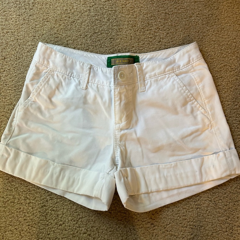 Old Navy White Shorts Classic Style